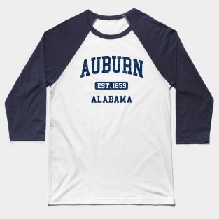 Auburn Alabama AL Vintage Sports Athletic Design Baseball T-Shirt